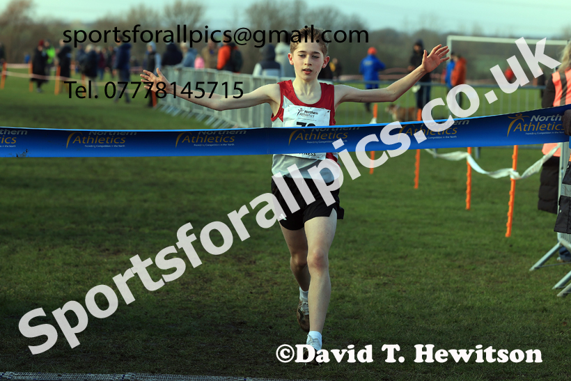 Boys Under-13s 2026 Northern Cross Country Champs., Pontefract Racecourse, Pontefract. Photo: David T. Hewitson/Sports for All Pics